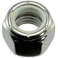 Midwest Fastener Nylon Insert Lock Nut, 1/2"-13, 18-8 Stainless Steel, Not Graded, Polished, 3 PK 33387